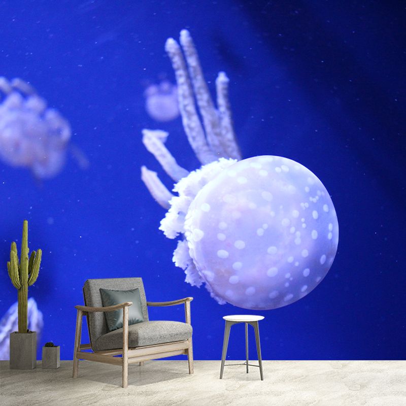 Marine Life Wall Mural Moisture Resistant Home Decor for Sitting Room Bedroom