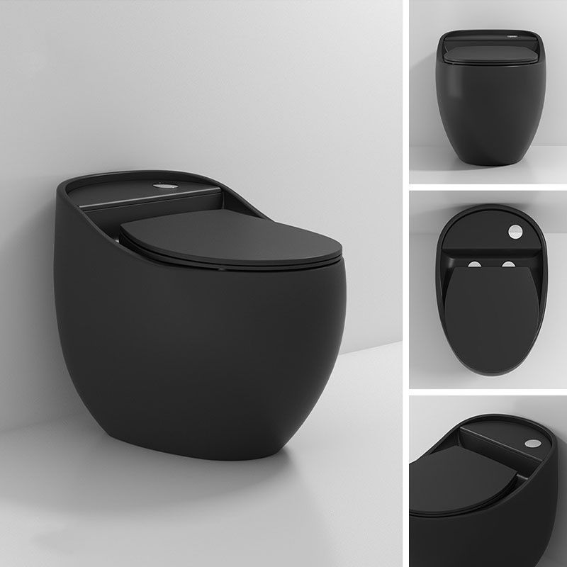 Round Siphon Type Household Toilet Small Apartment Large-caliber Silent Toilet