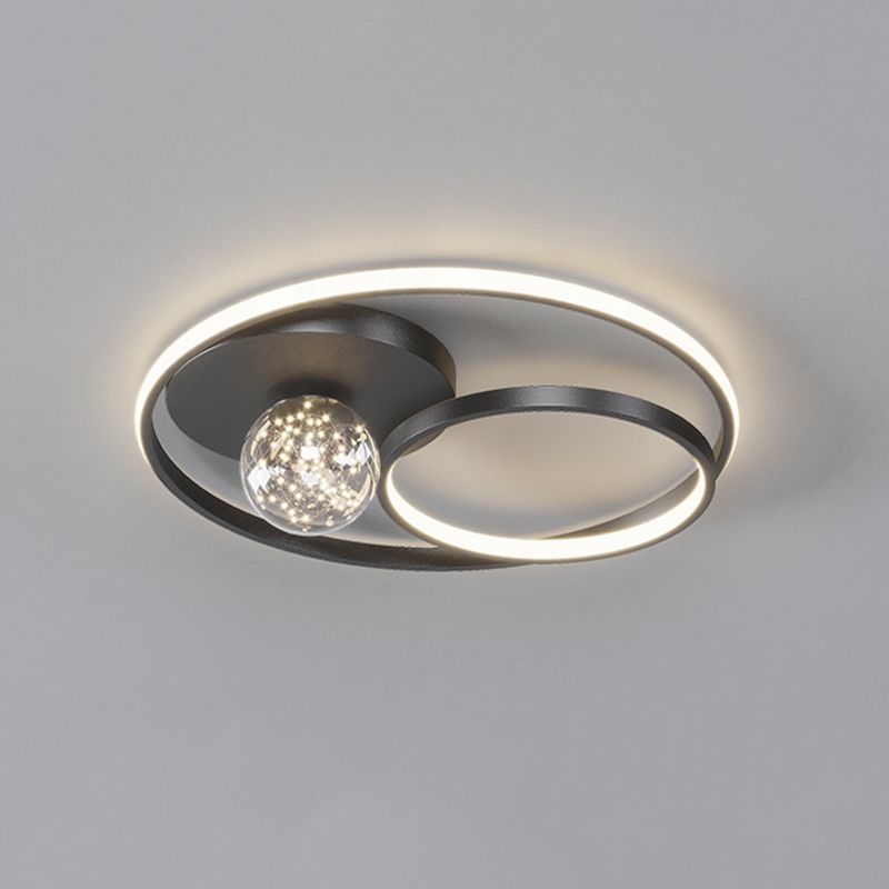 Rond métal LED encastré lampe unique chambre nouveau luminaire encastré moderne