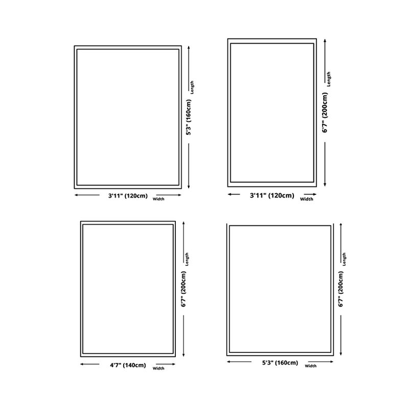 Fancy Modern Rug Blue Fish Indoor Rug Non-Slip Backing Rug for Drawing Room