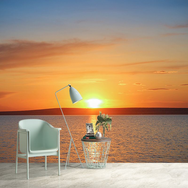 Sky and Cloud Mural Wallpaper for Resting Room Decor, Custom Size Available