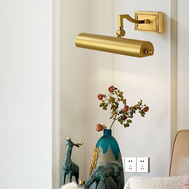 Modern Simple Copper Makeup Mirror Lamp Bathroom Nordic Mirror Light Fixture