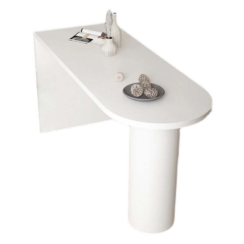 Modern Solid Wood Specialty Bar Table Double Pedestal Bistro Table for Kitchen