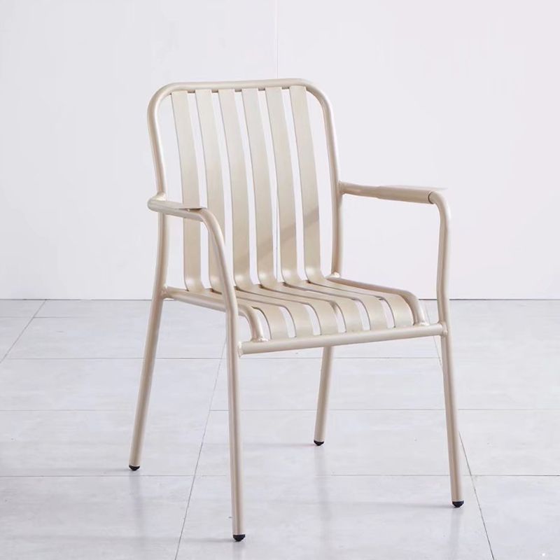 1/2/3/5 Pcs Metal Bistro Table Set Contemporary Matte Finish Bistro Set