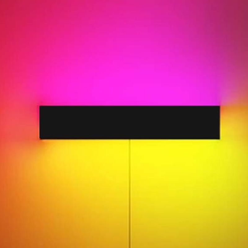 Modern Minimalist in stile Minimalista Rettangolo Montaggio Montaggio Lampada Prononi murali in metallo