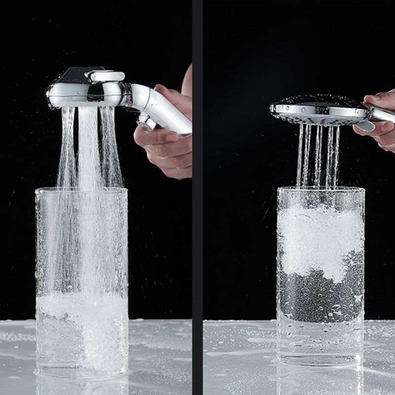 Modern Plastic Shower Head Wall-mounted Shower Head with Adjustable Water Flow