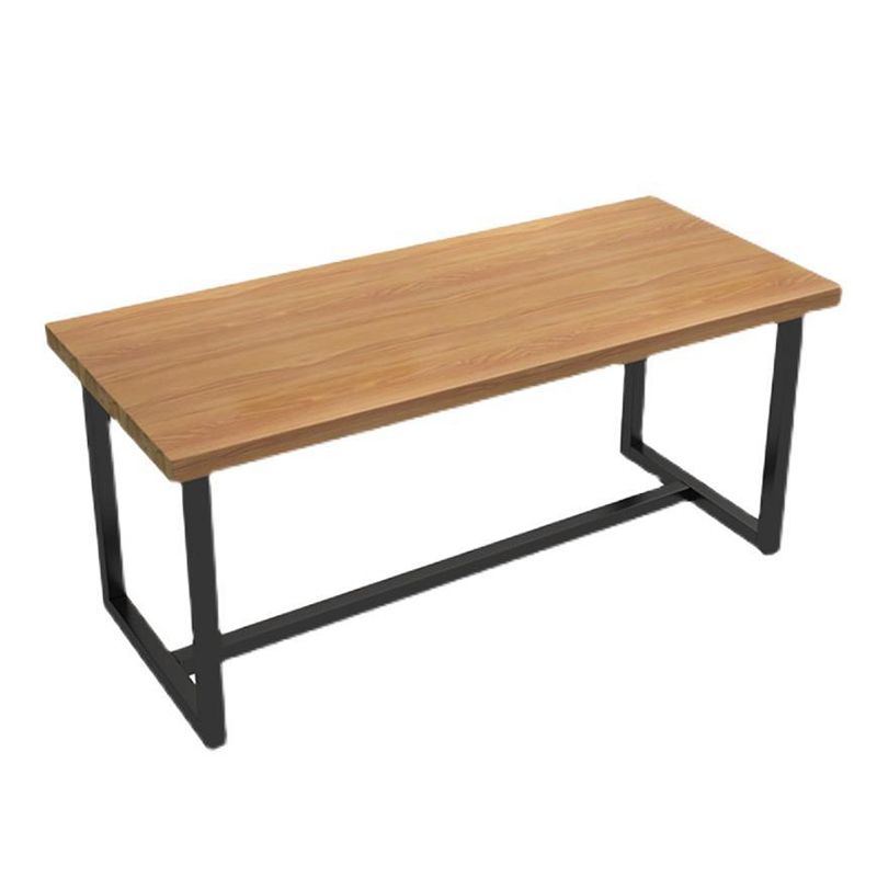 Industrial 1/5 Pieces Dining Set Rectangle Pine Wood Dining Table for Cafe
