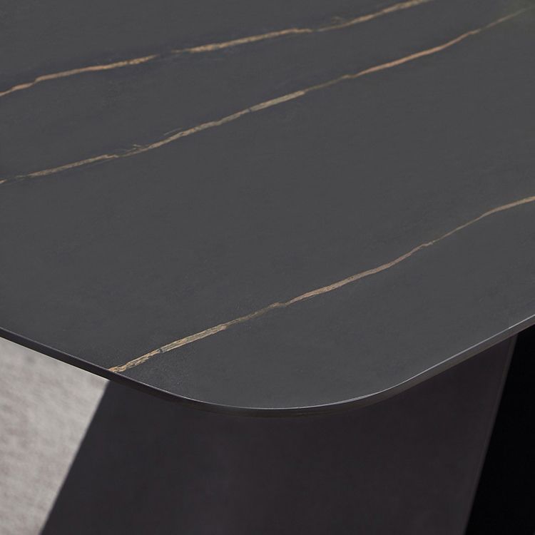 Contemporary 1/4/5/6 Pieces Dining Set Black Rectangle Dining Table Set