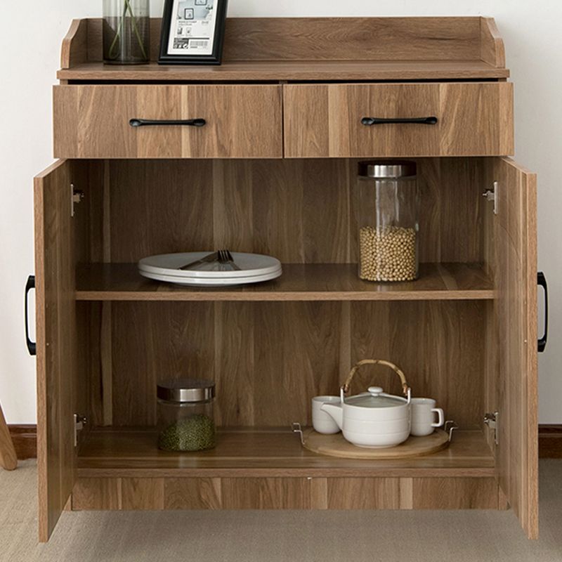 Modern Style Server Imitation Wood Sideboard with Door and Drawer for Dining Room