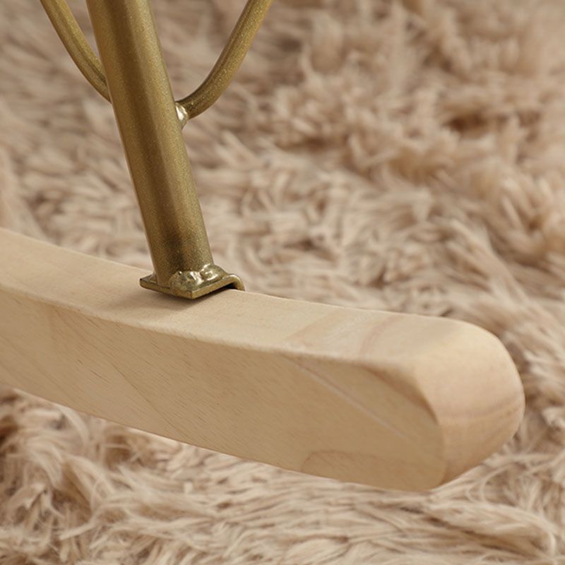 Luxurious Recliner Living Room Lazy Fabric Soft Upholstered Rocking Chairs