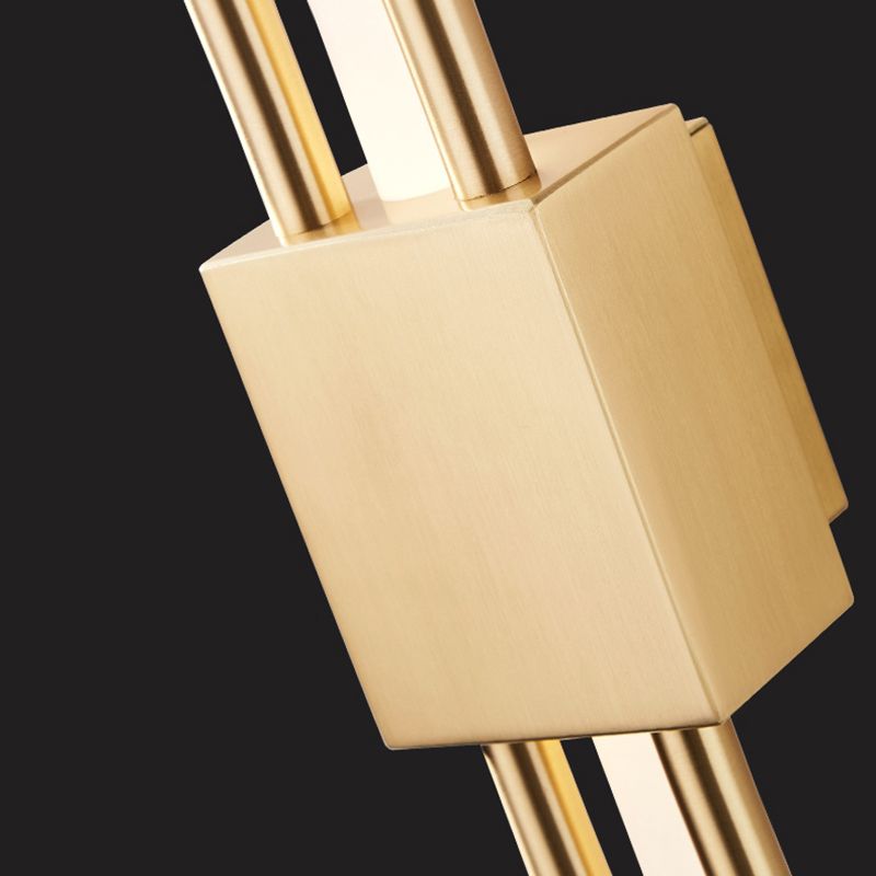 Zeitgenössische Metallwandbeleuchtung 1 Licht lineares Leuchten für Schlafzimmer