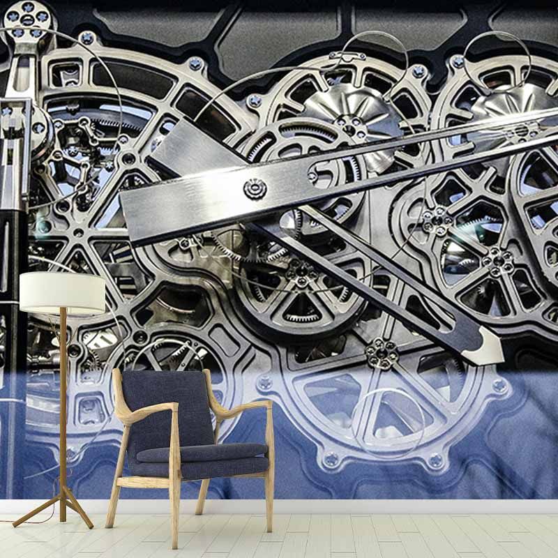 Environmental Wall Mural Wallpaper Gears Living Room Wall Mural