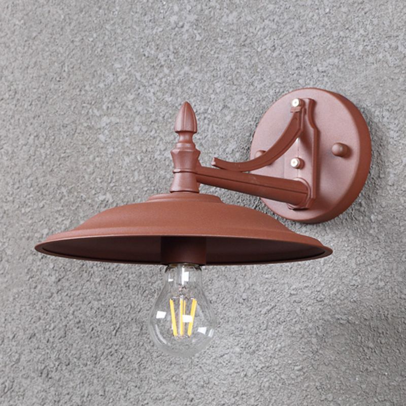 Geometric Shape Metal Wall Light Industrial Style 1 Light Wall Light Sconce