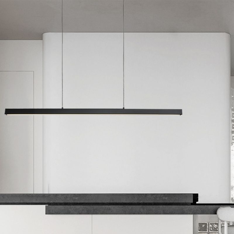 Nordic Modern Hanging Lightture Room Dining Room LED simple rectangle Pendant Lumière