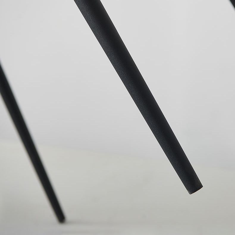 Ensemble de chaises en métal de style contemporain, cuisine, salle à manger, chaises d'appoint à dossier solide (Ensemble de 2)