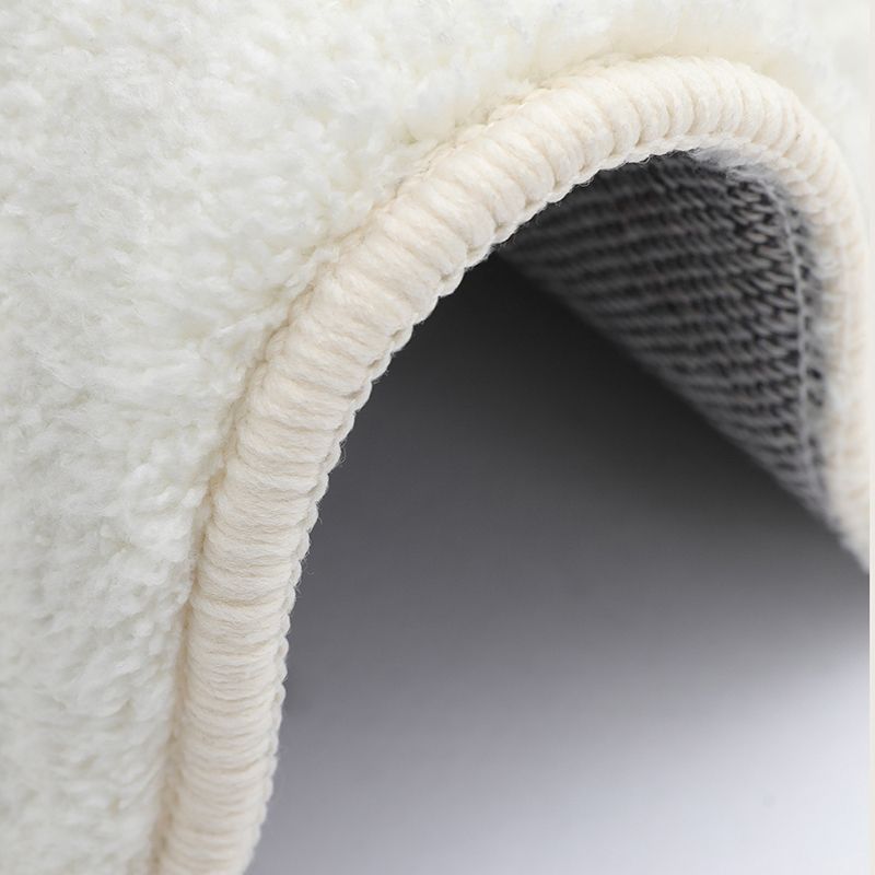 Simple Plain Color Striped Rug Indoor Rug Non-slip Carpet for Bedroom and Living Room