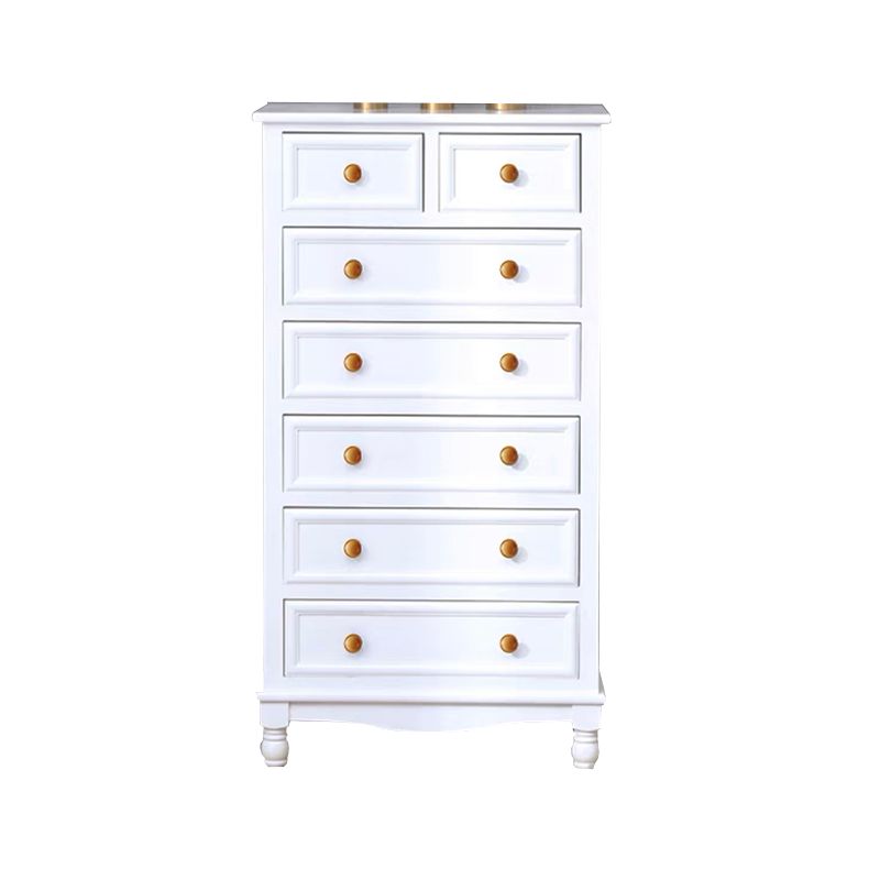 Contemporary Chest Knobs Solid Wood with Drawer Rectangle Accent Chest