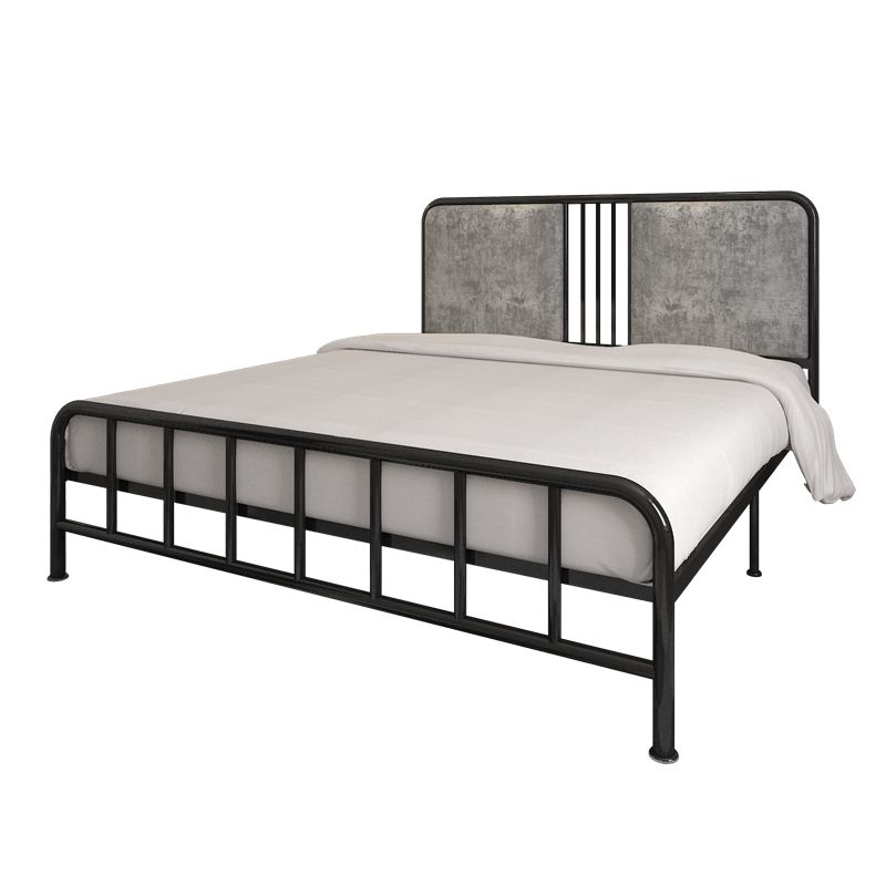 Upholstered Metal Open-Frame Bed 43.3-In High Golden Bed Frame