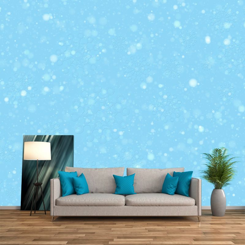 Contemporary Moisture Resistant Bokeh Mural Wall Covering for Bedroom Wall Decor