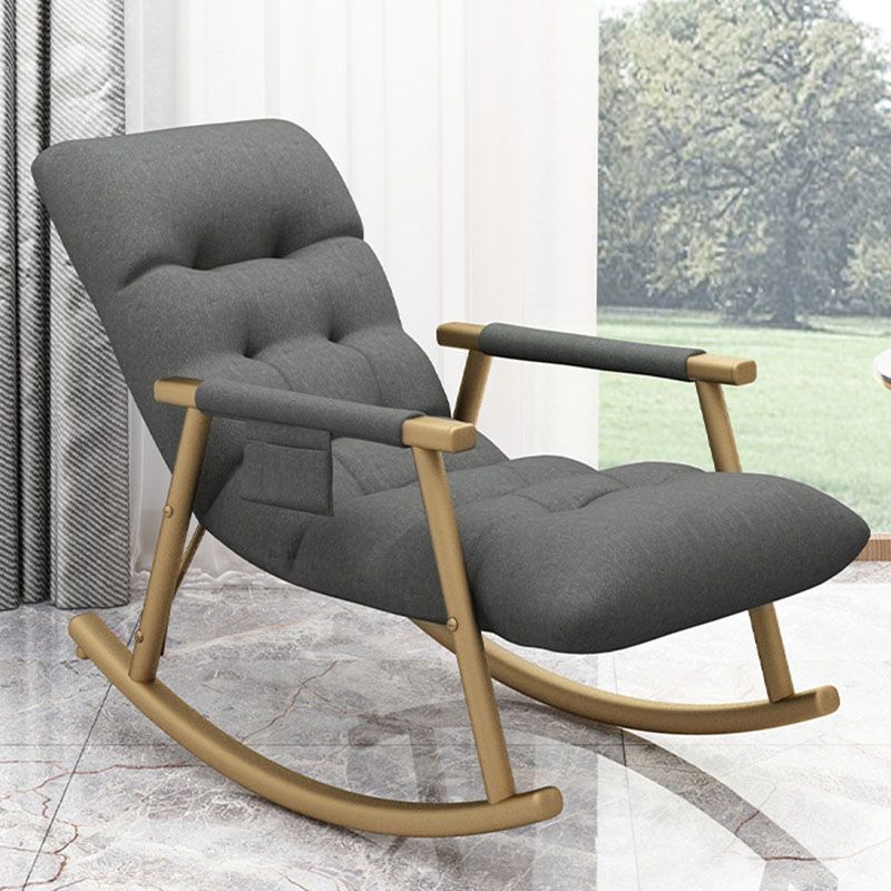 Contemporary Simple Sofa Rocking Chair Indoor Lazy Rocking Chair