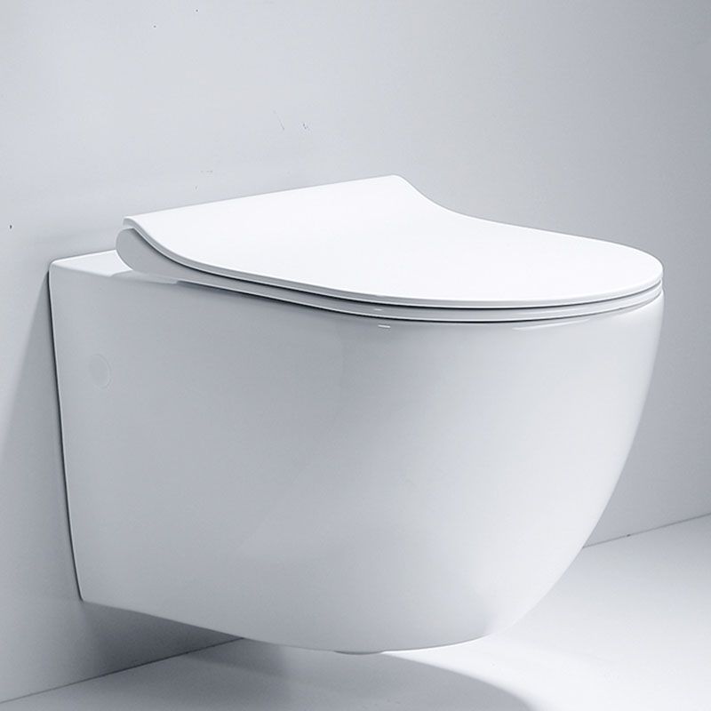 Wall-mounted Toilet Household In-wall Hidden Tank Soft-Close Seat Toilet