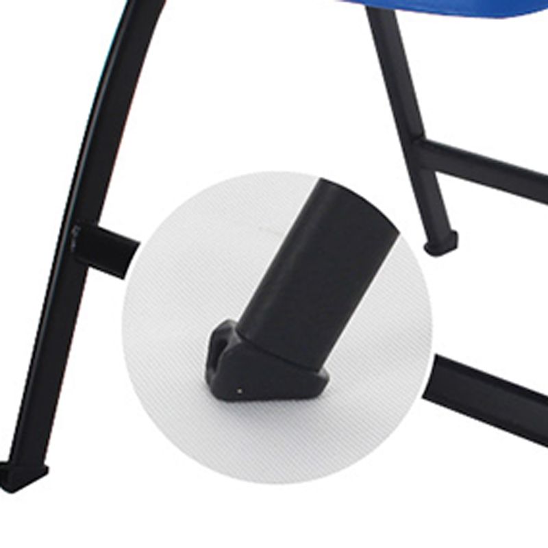 Modern Armless Conference Chair Plastic No Wheels Office Chair