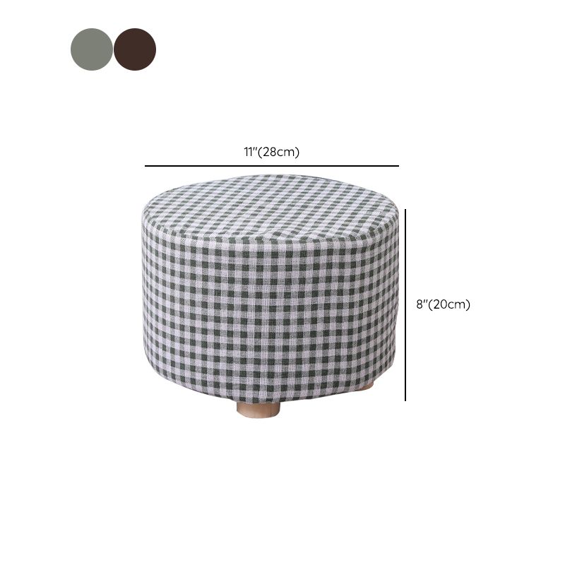 Cotton Standard Stool Modern Style Simple Household Foot Stool