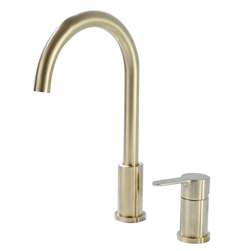 Modern Deck Mounted Tub Faucet Trim Metal Tub Faucet Trim with Hose