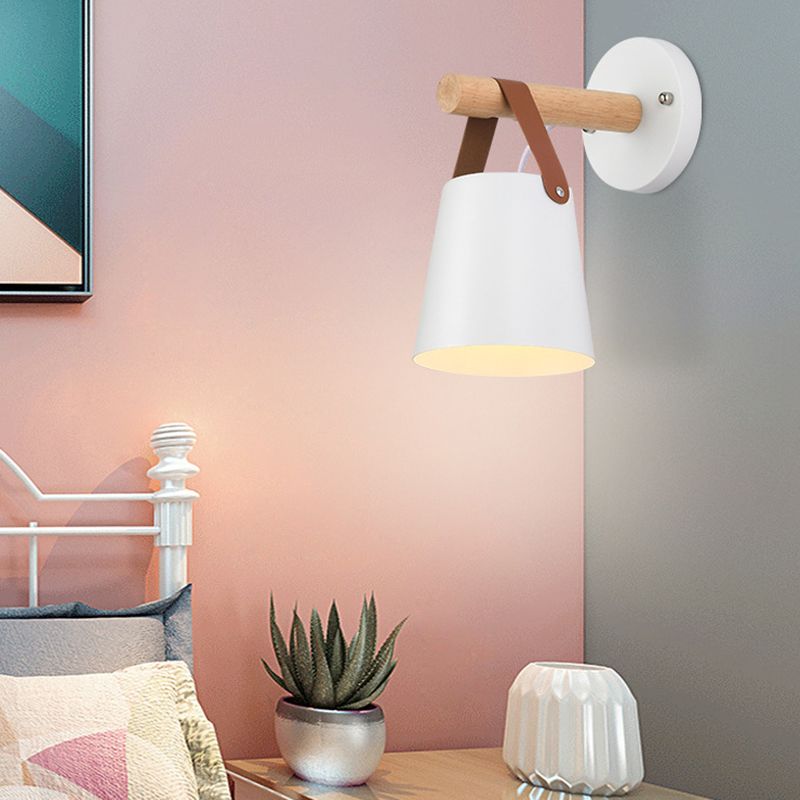Cone Shape Metal Wall Light Fixture Modern Style Wall Lamp for Dining Room