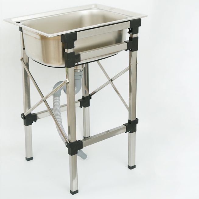 Stainless Steel Sink Contemporary Style Kitchen Sink with Bracket