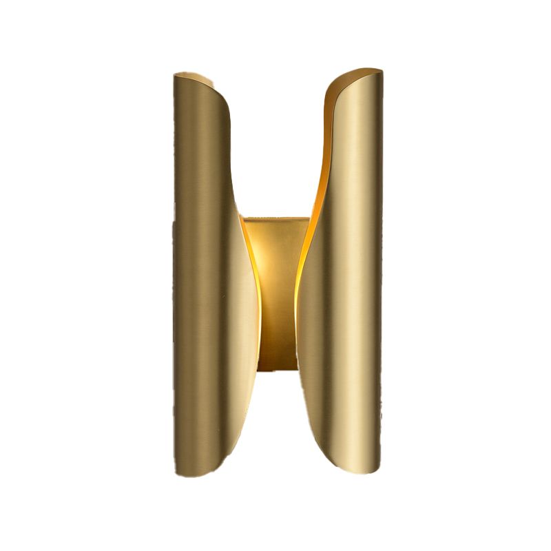 Modern Wall Sconce Geometric Shape Wall Light with Metal Shade for Study