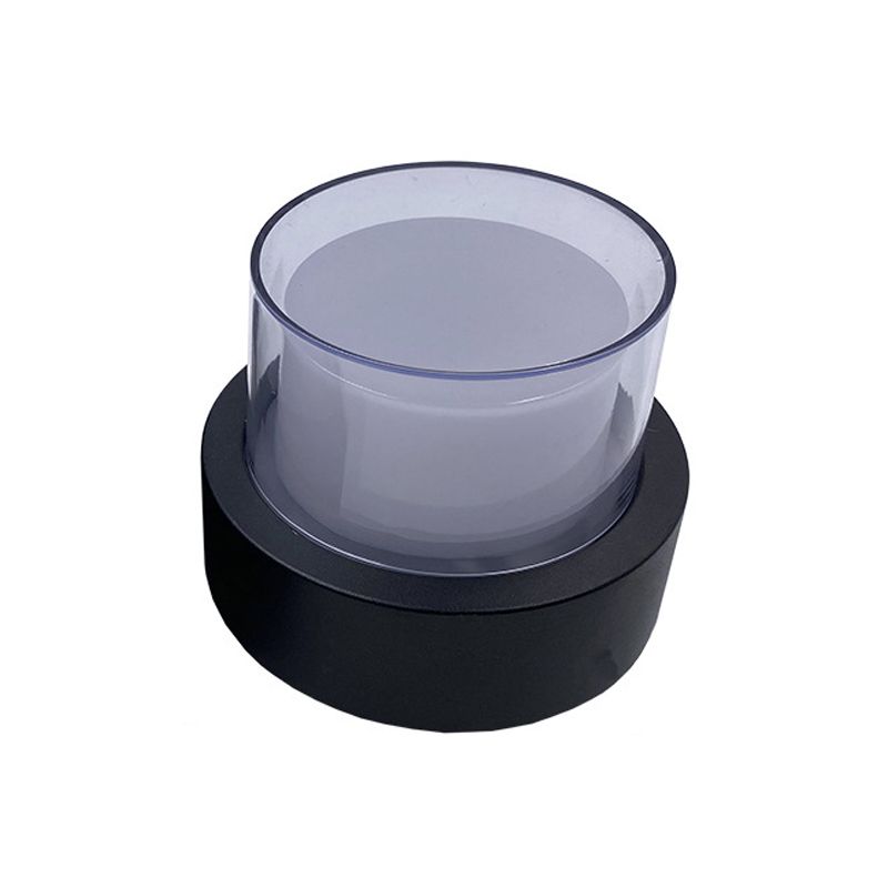 Contemporary Geometric Sconce Light Fixture Metal 1 Light LED Wall Mounted Light