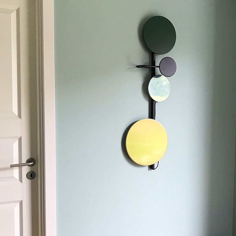 Nordic Style Metal Wall Light Colorful Geometric Wall Sconce for Bedroom