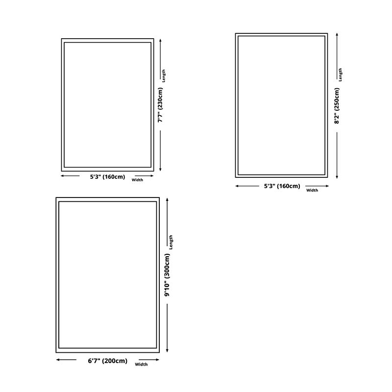 Orange Modern Rug Polyester Graphic Rug Non-Slip Backing Rug for Living Room