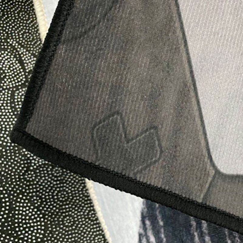 Minimalist Area Carpet Leisure Game Theme Rug Polyester Indoor Rug with Non-Slip Backing