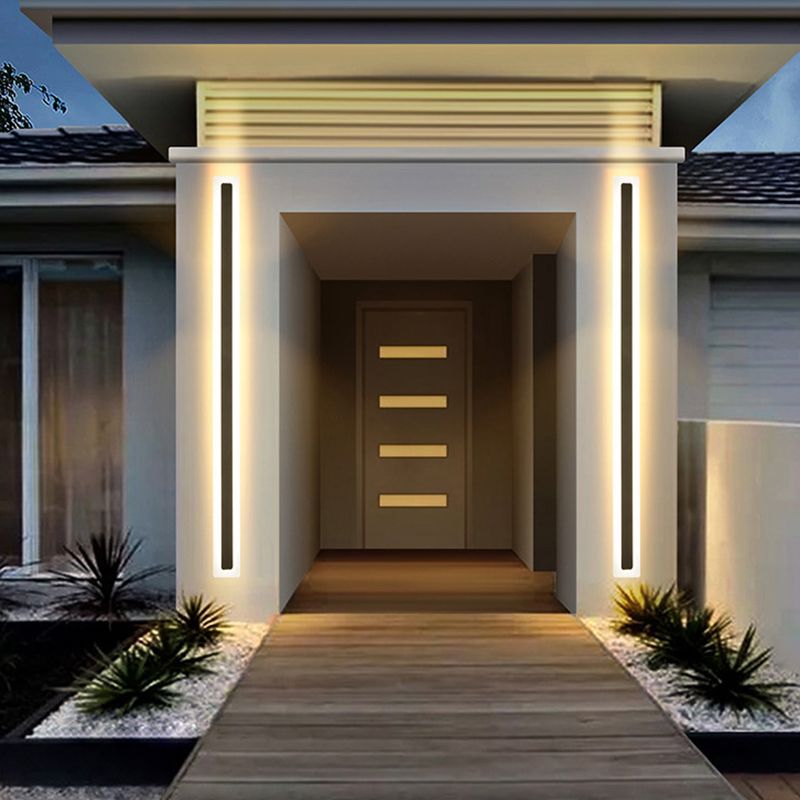 LED Wall Mount Light Modern Simple with Acrylic Shade for Garden