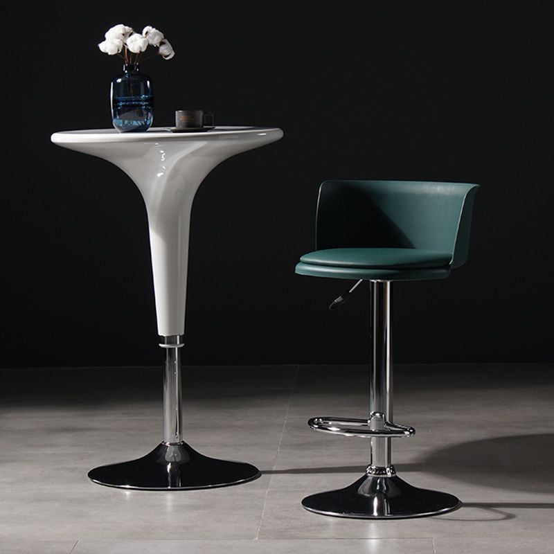 Modern Liftable Bar-stool Metal Counter Bar Stool with Metal Legs