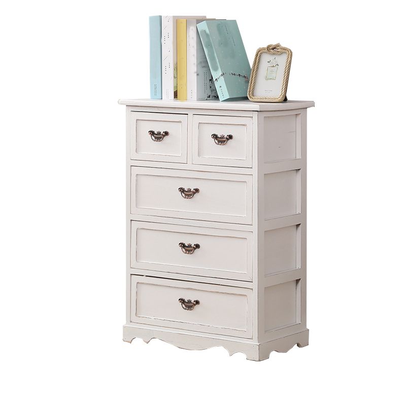 12" W Vertical Lingerie Chest Traditional Bedroom Storage Chest with Drawers