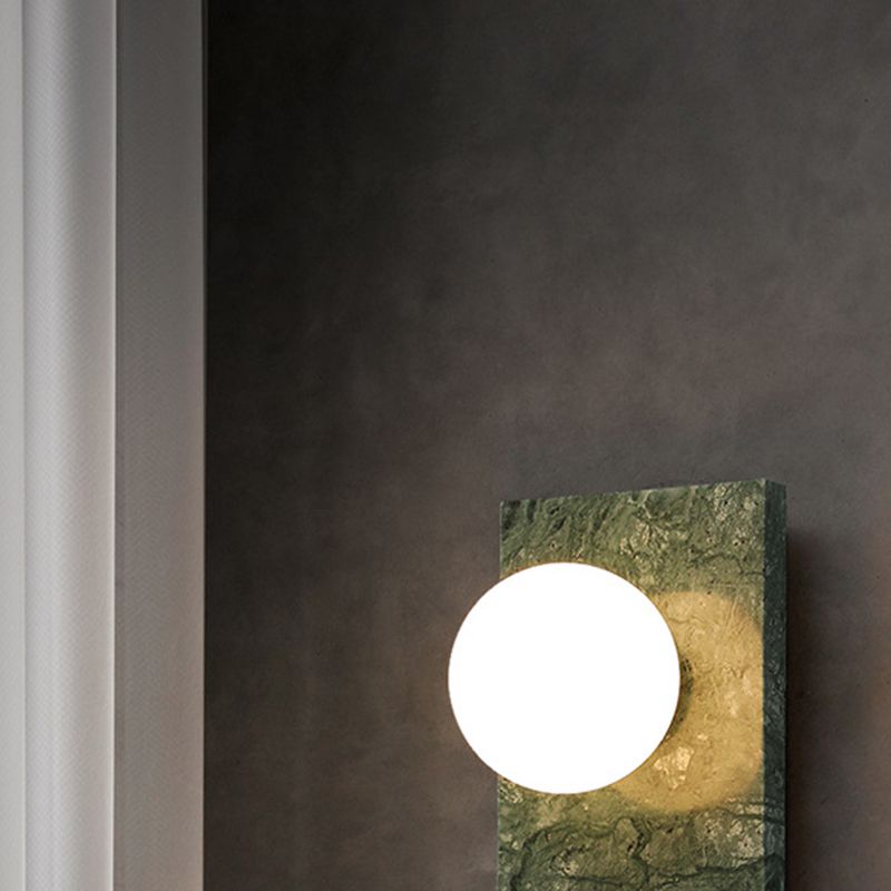 Stone Sphere Wall Sconce Lighting Modern Style 1 Light Wall Lamps