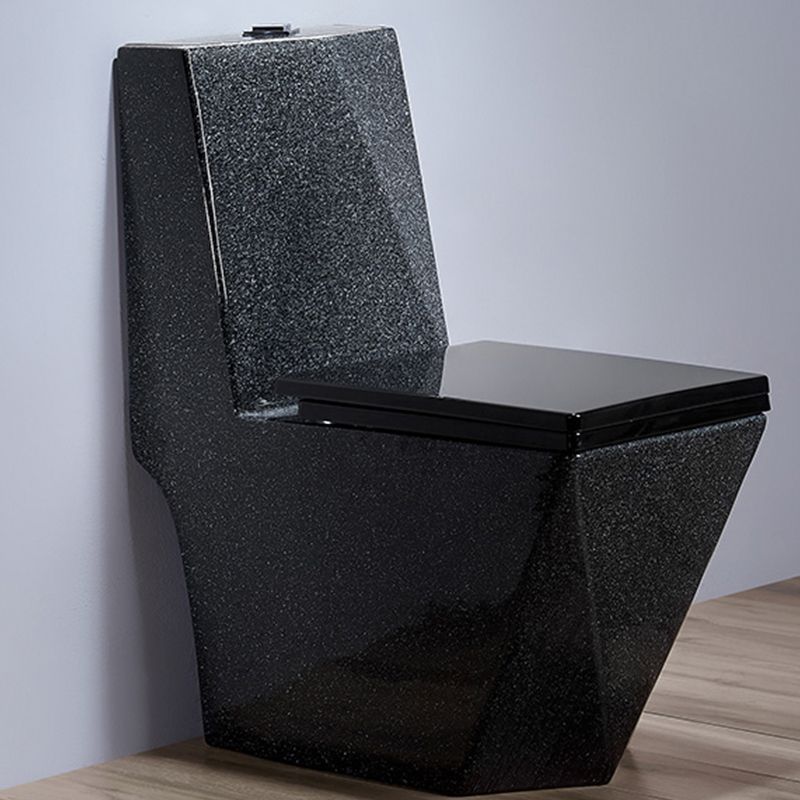 Traditional Flush Toilet Floor Mounted Siphon Jet Toilet Porcelain Bowl