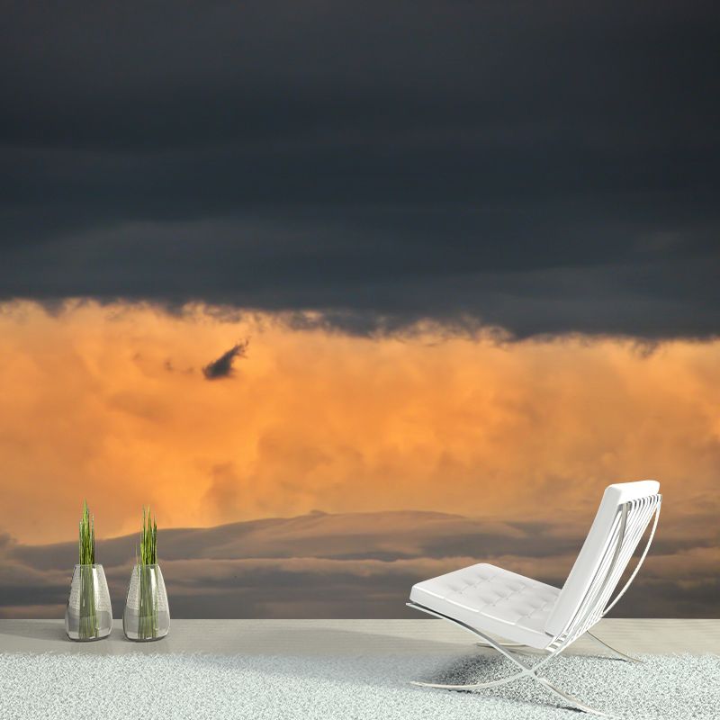 Environment Friendly Wallpaper Scenery Photography Mildew Resistant Indoor Wall Mural