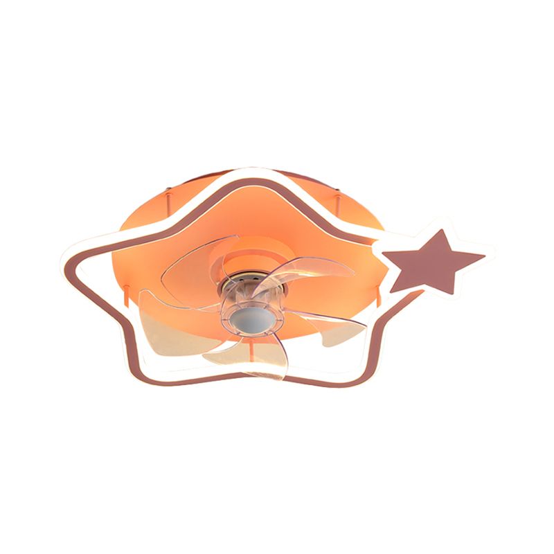 5-lames rondes / étoiles Shape Kid Room Pendant venti