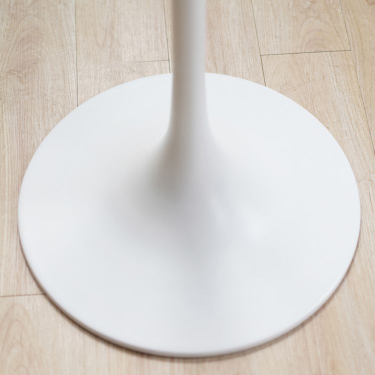 Contemporary Round Bar Stool Table Faux Marble and Stone Bar Table for Small Places