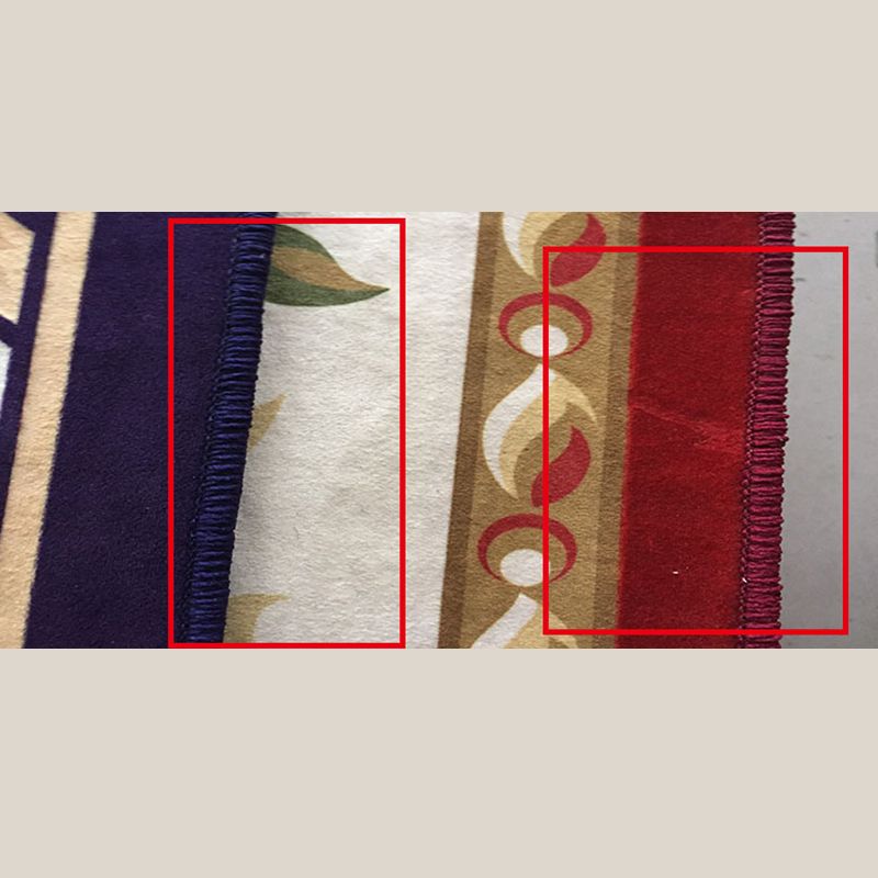 Retro Symmetrical Print Tapijt Multicolor polyester Tapijt Anti-slip achterstappert tapijt voor woonkamer