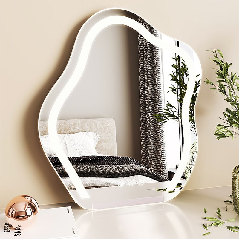 15.74" Wide Vanity Set with Drawer Bright White Wood Make-up Vanity