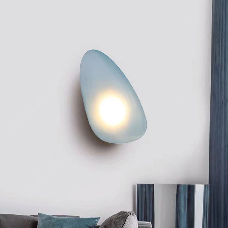 Modern Style Geometric Wall Sconce Lights Glass 1 Light Wall Mount Lighting