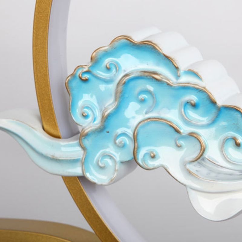 Chinese Traditional Island Chandelier Lights Linear Metal Pendant Light Fixtures