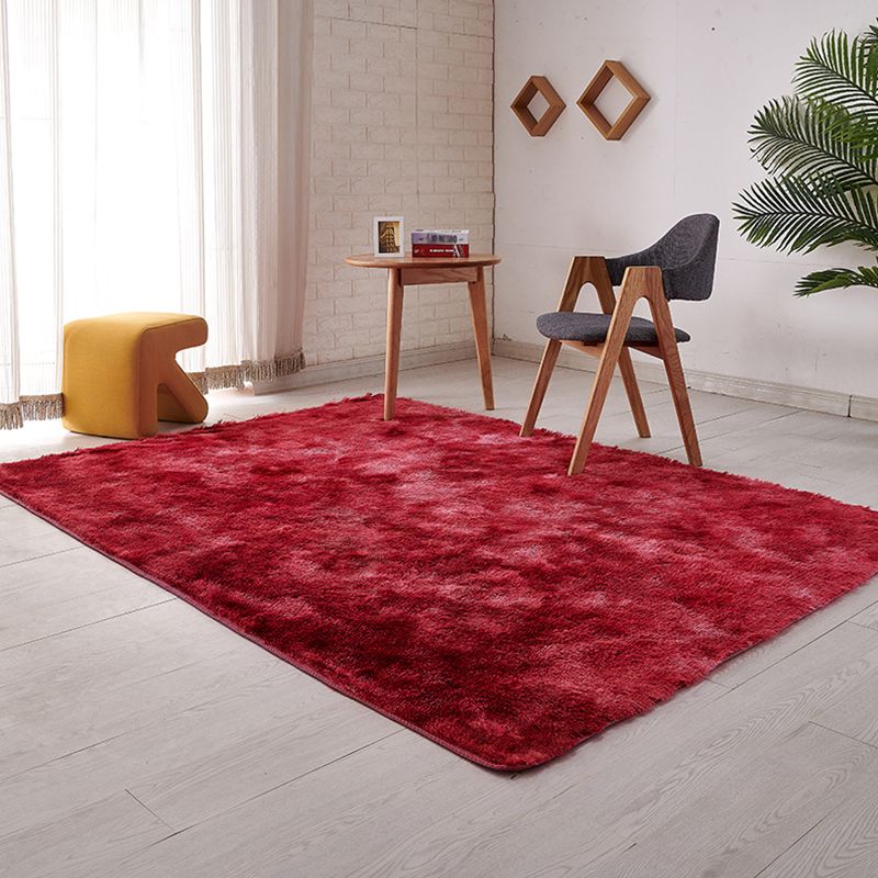 Tif à cravate multicolore Tapé de teinture Faux fourrure moderne Rapage moderne Tacon résistant antidérapant