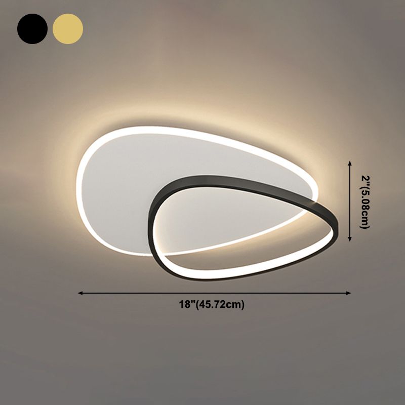 Modern Flush Mount Ceiling Light Acrylic Ceiling Lamp Fixture for Drawing Room