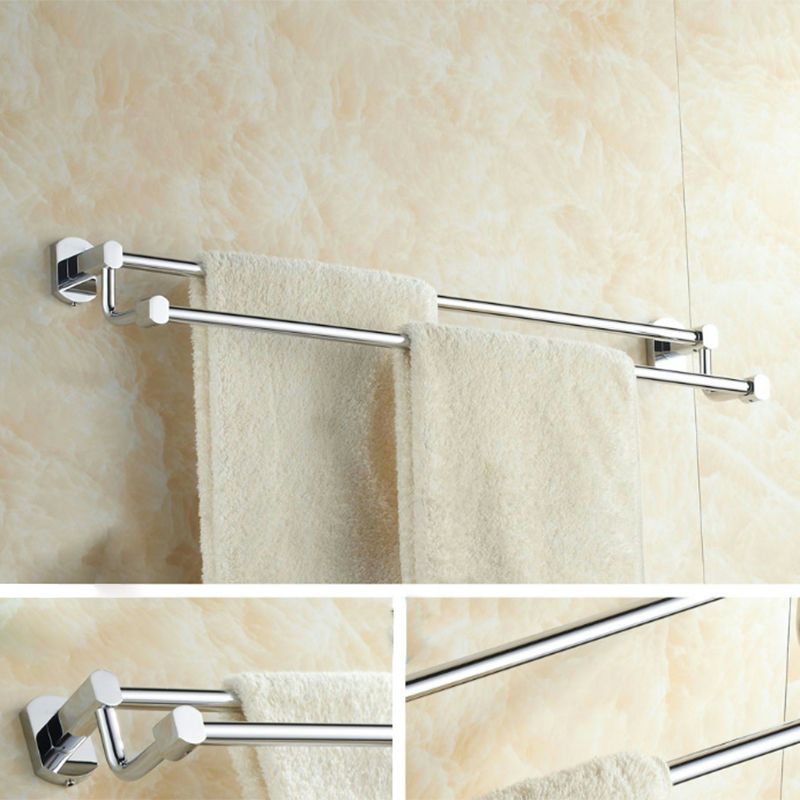 Modern Bathroom Accessory Kit Paper Holder Towel Bar Stainless Steel Bathroom Set